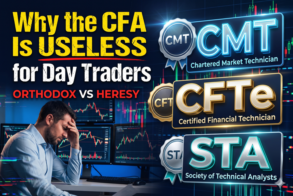 Why the CFA Is Useless for Day Traders: Orthodox vs. Heretical Trading and the Real Alternative Certifications (CMT, CFTe, STA) 1